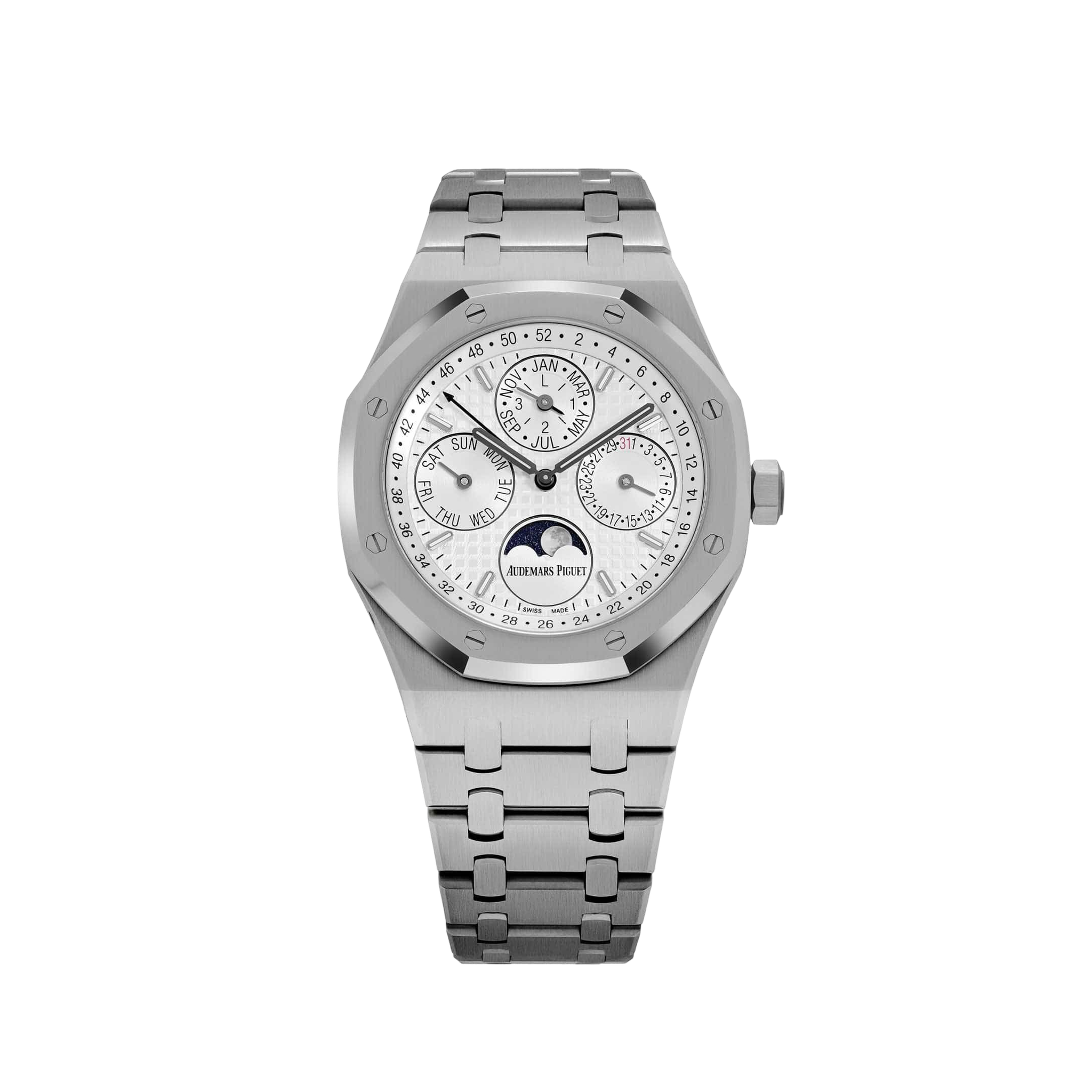 Royal Oak Perpetual Calendar 26574ST · White, 2019