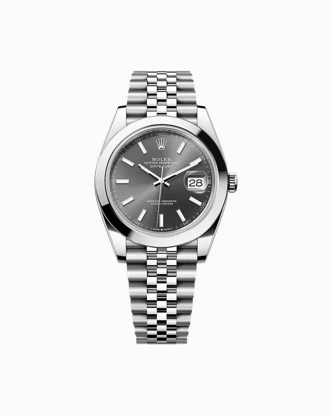 Datejust 41 126300 · Slate index, 2026