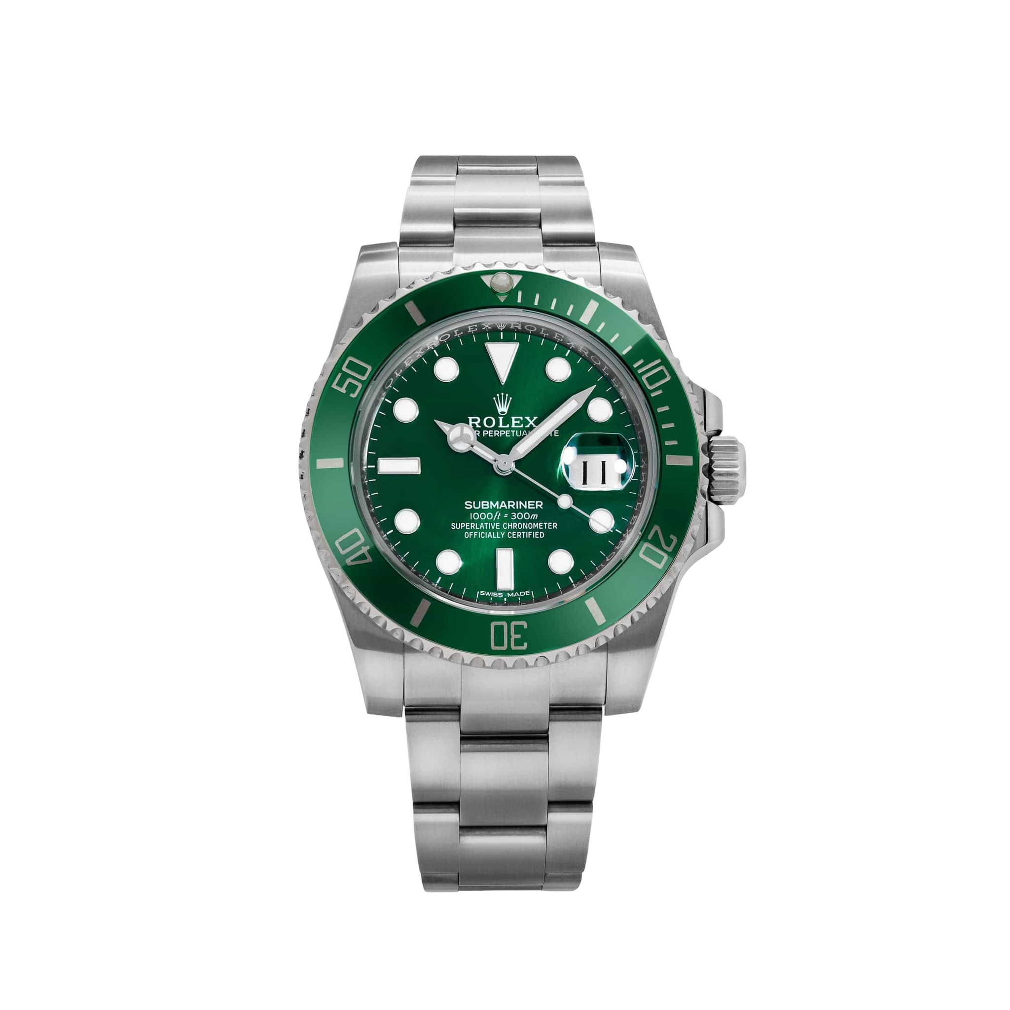 Submariner Date 116610LV · Green, 2018